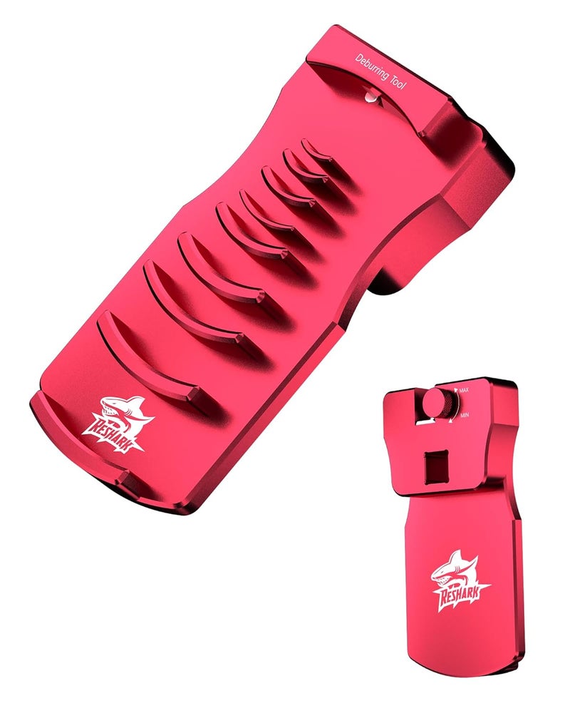 RESHARK 9-in-1 PVC Pipe Deburring Tool, Adjustable Chamfers PVC Chamfer Tool for 9 Sizes: 0.5 Inch to 4 Inch Plastic Pipes, Professional Effective PVC Pipe Reamer for SCH40 PVC, CPVC Pipes - Image 1
